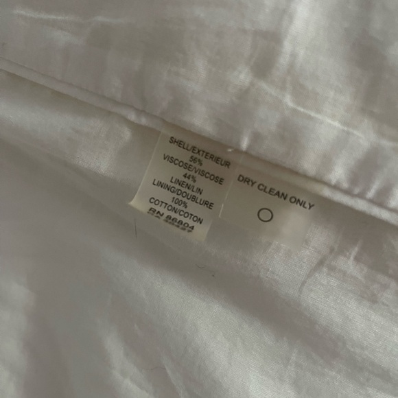 Magaschoni collection ivory overstitched blazer XL - Picture 7 of 15